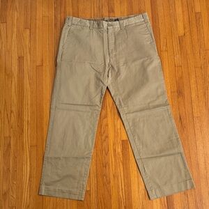 EDDIE BAUER 100% COTTON KHAKI CHINO PANTS TALL 40 x 36